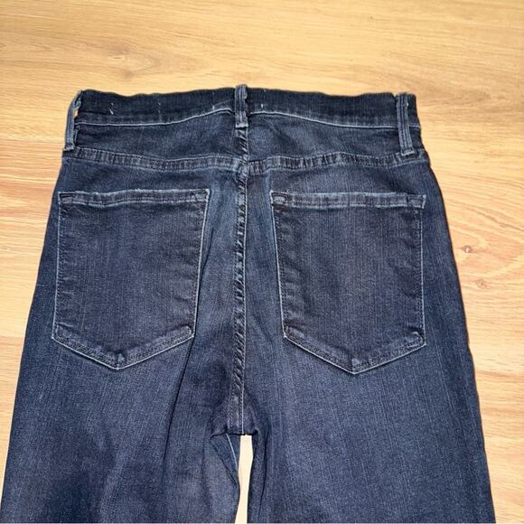 Frame Ali High Rise Skinny in Avinton Dark Wash Denim Blue Jeans Women's… - Picture 3 of 7